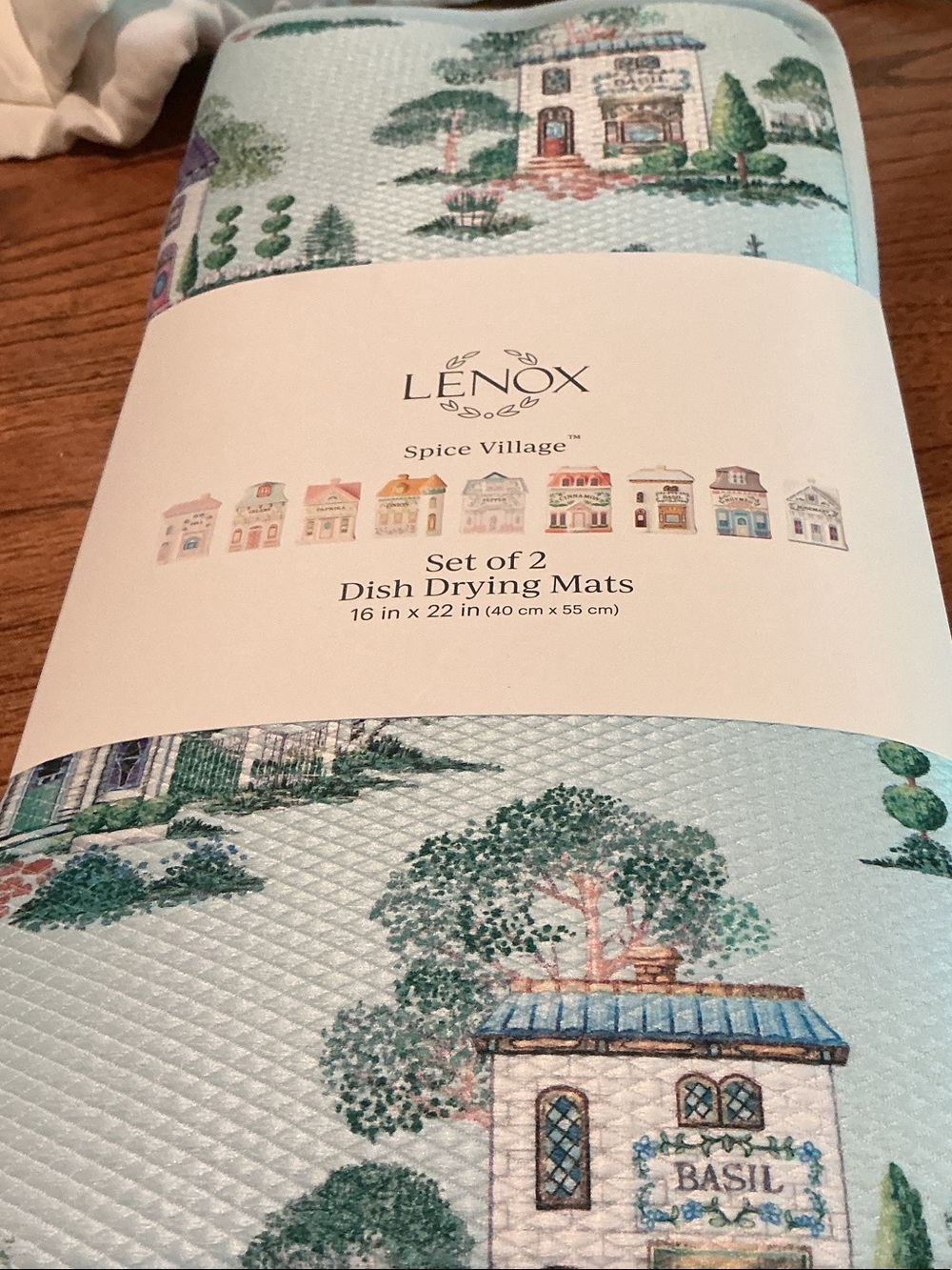 Lenox Spice Village Dish Drying Mats - Set of 2